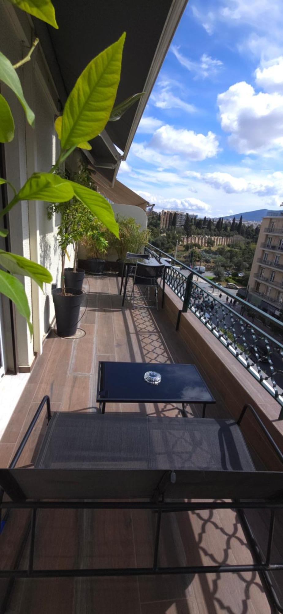Ferienwohnung Lview Zeus Temple Athen Exterior foto