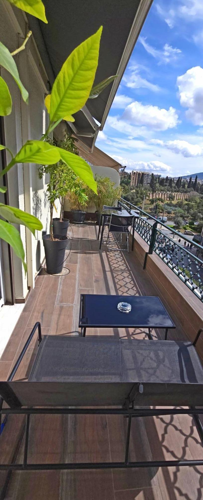Ferienwohnung Lview Zeus Temple Athen Exterior foto