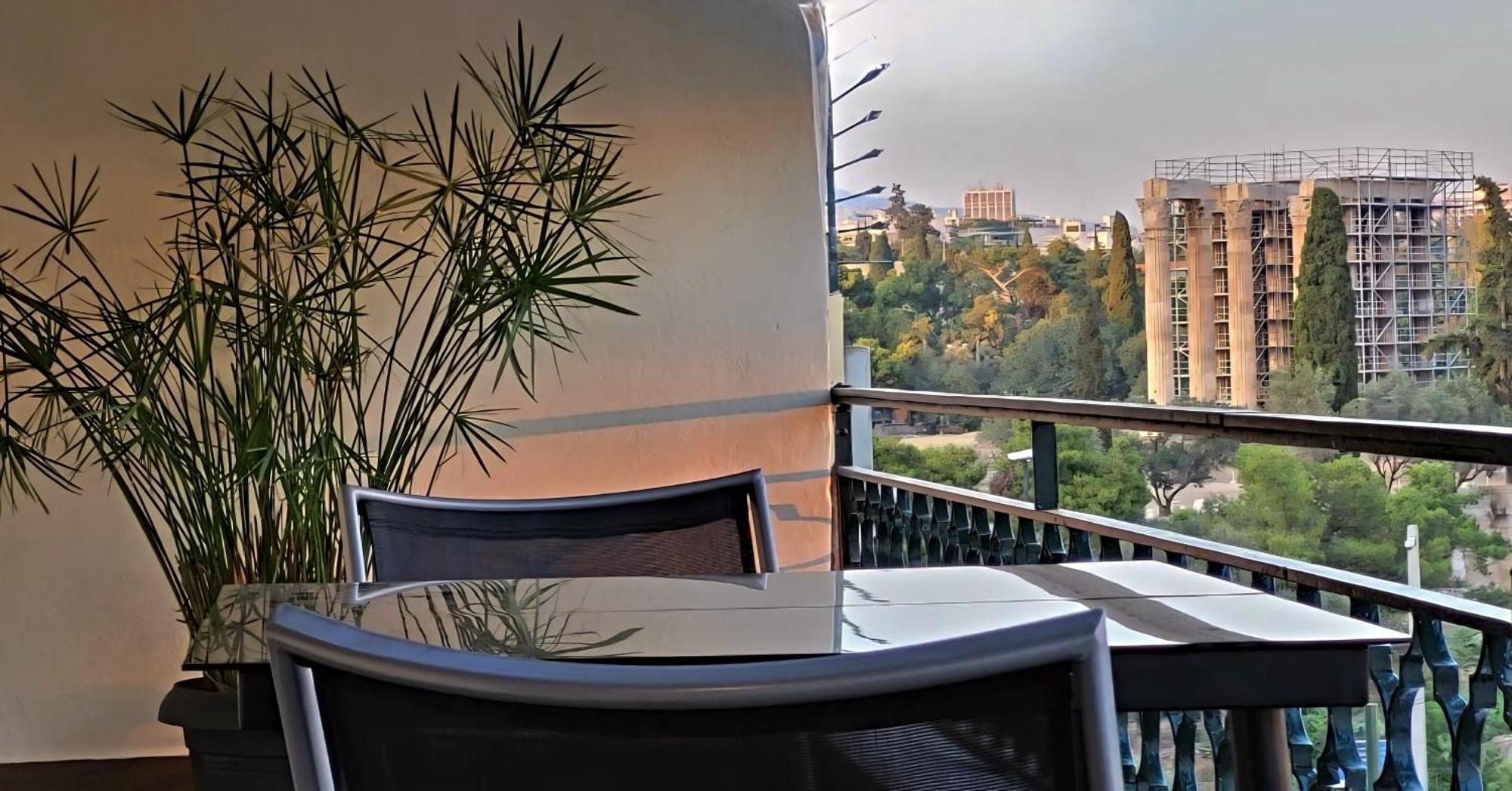 Ferienwohnung Lview Zeus Temple Athen Exterior foto